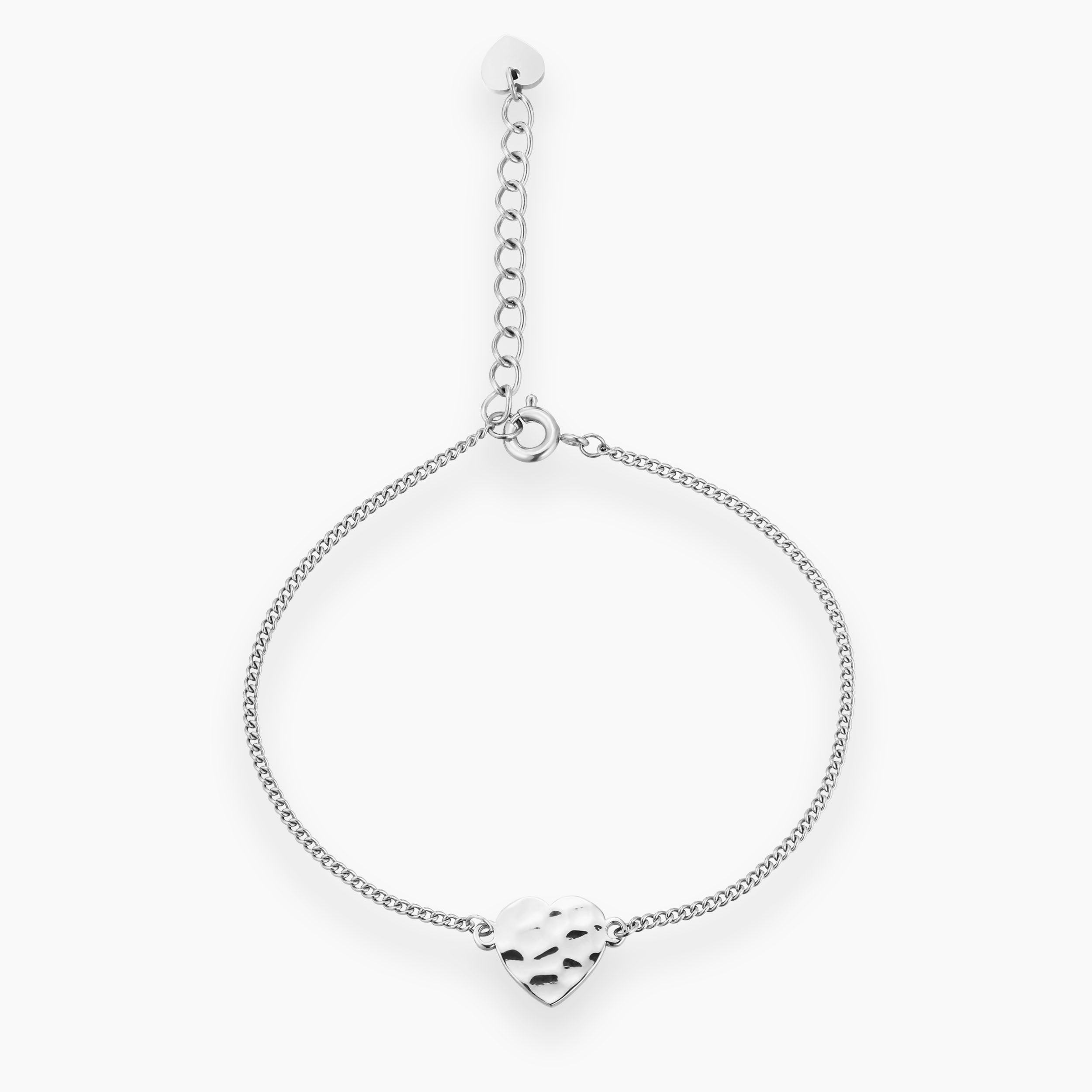 HJÄRTA HAMMERED ARMBAND