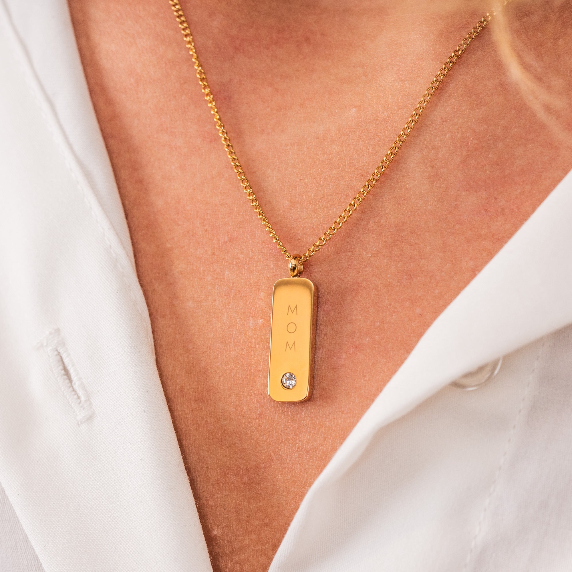 ZIRCON HALSBAND 03 GULD