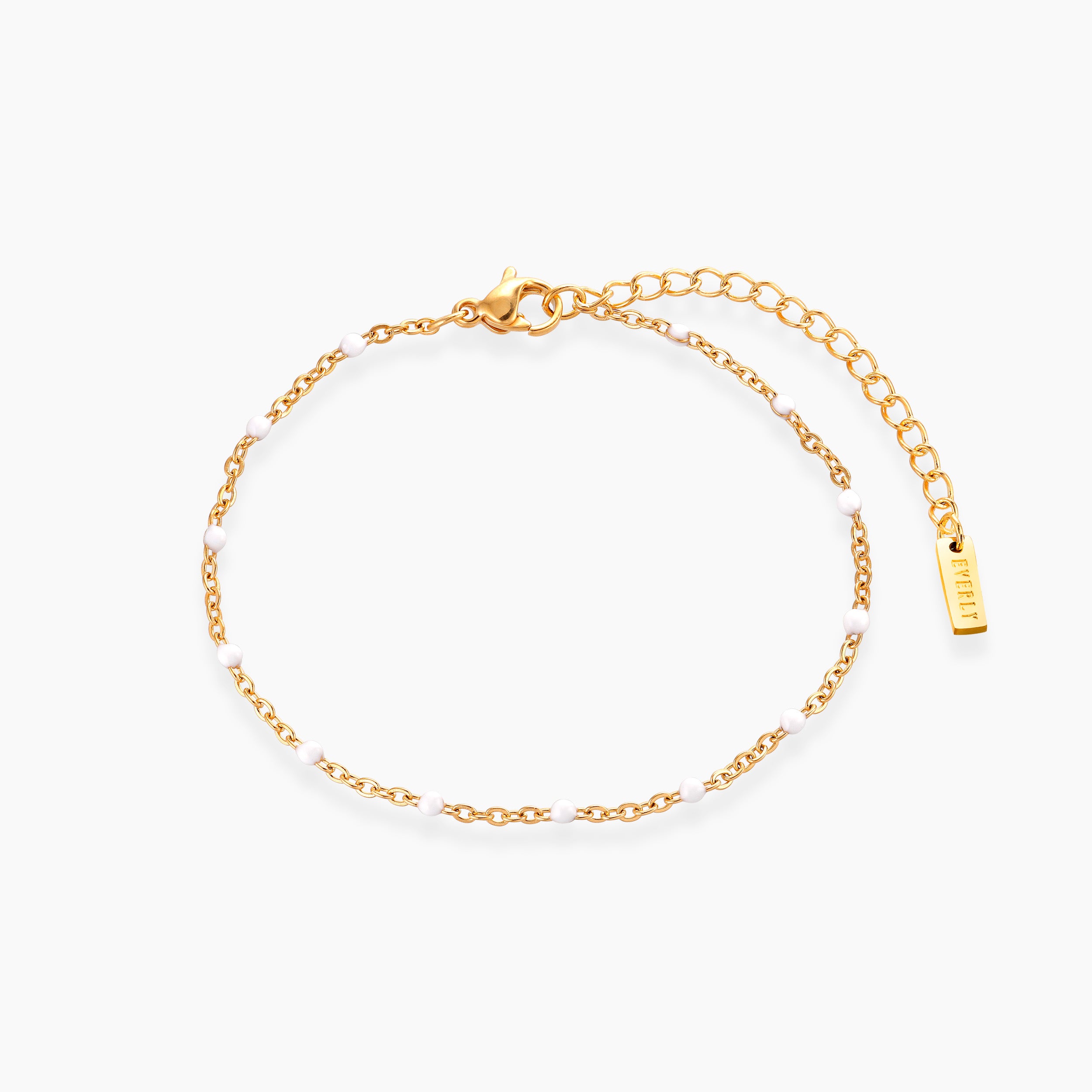 COLORE ARMBAND MED VITA EMALJER