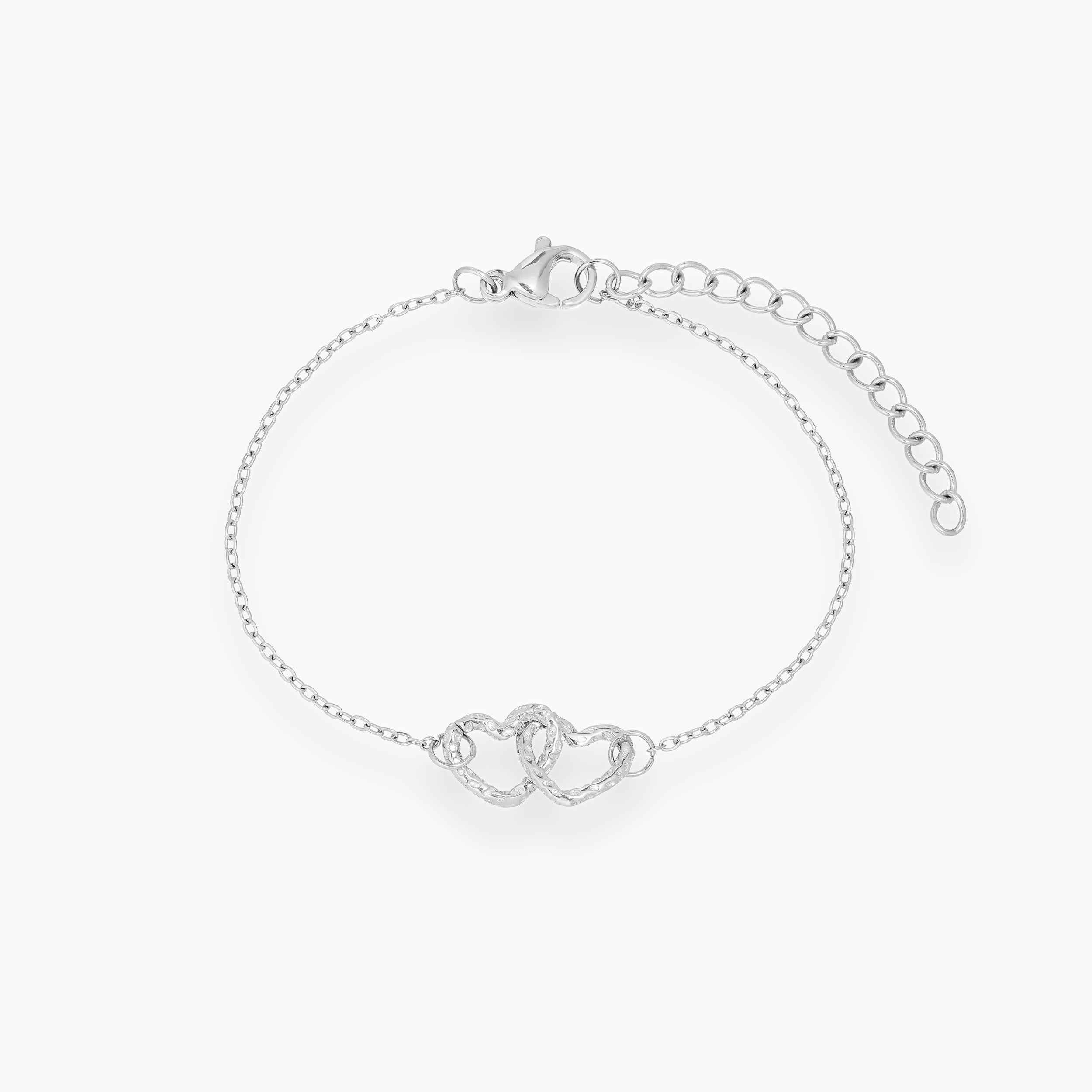 TWIN HEARTS MOON ARMBAND