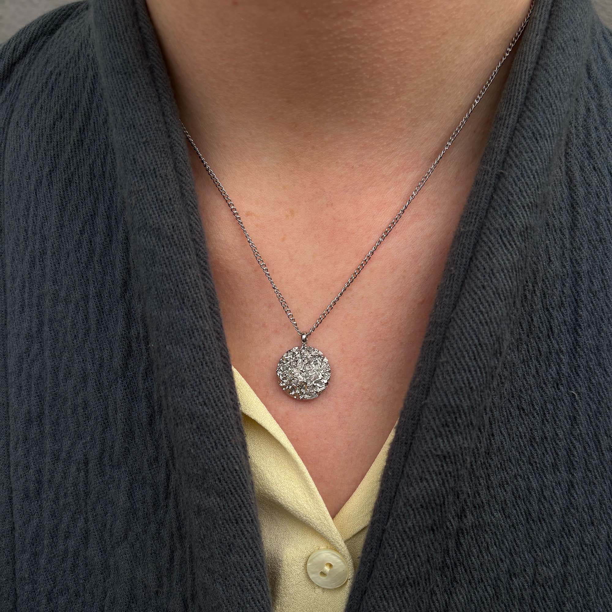 OSLO HALSBAND RUND SILVER