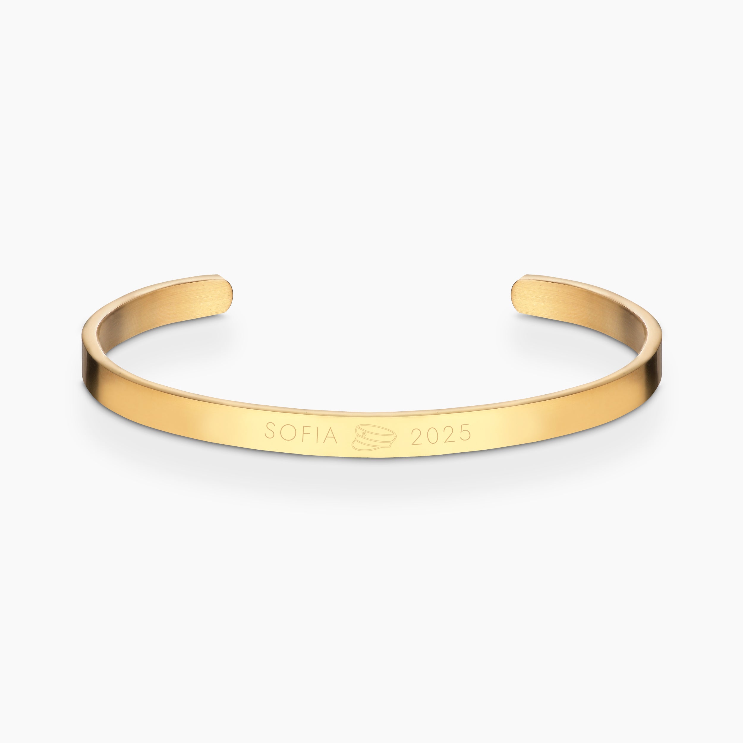 STUDENTMÖSSA ARMBAND GULD