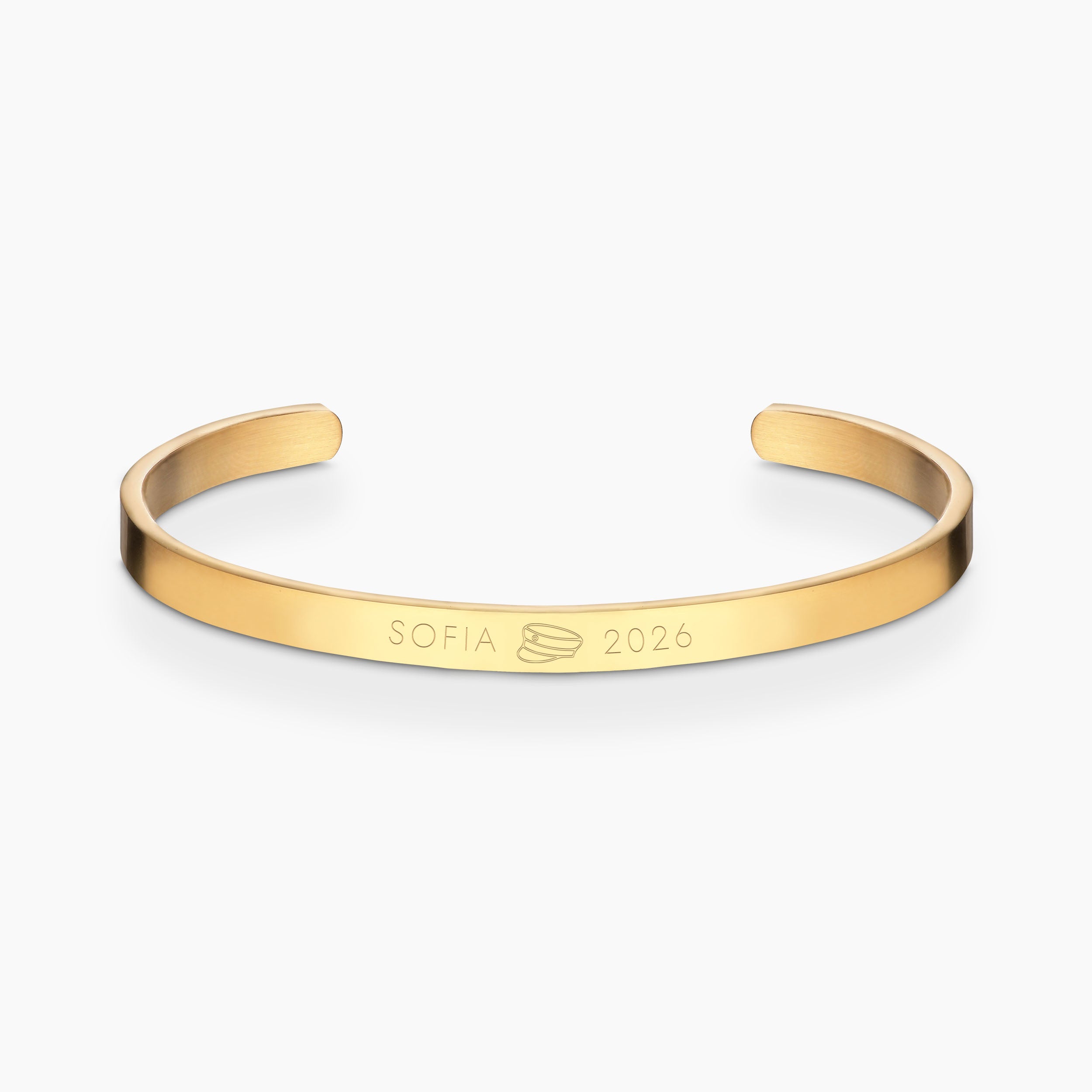 STUDENTMÖSSA ARMBAND GULD