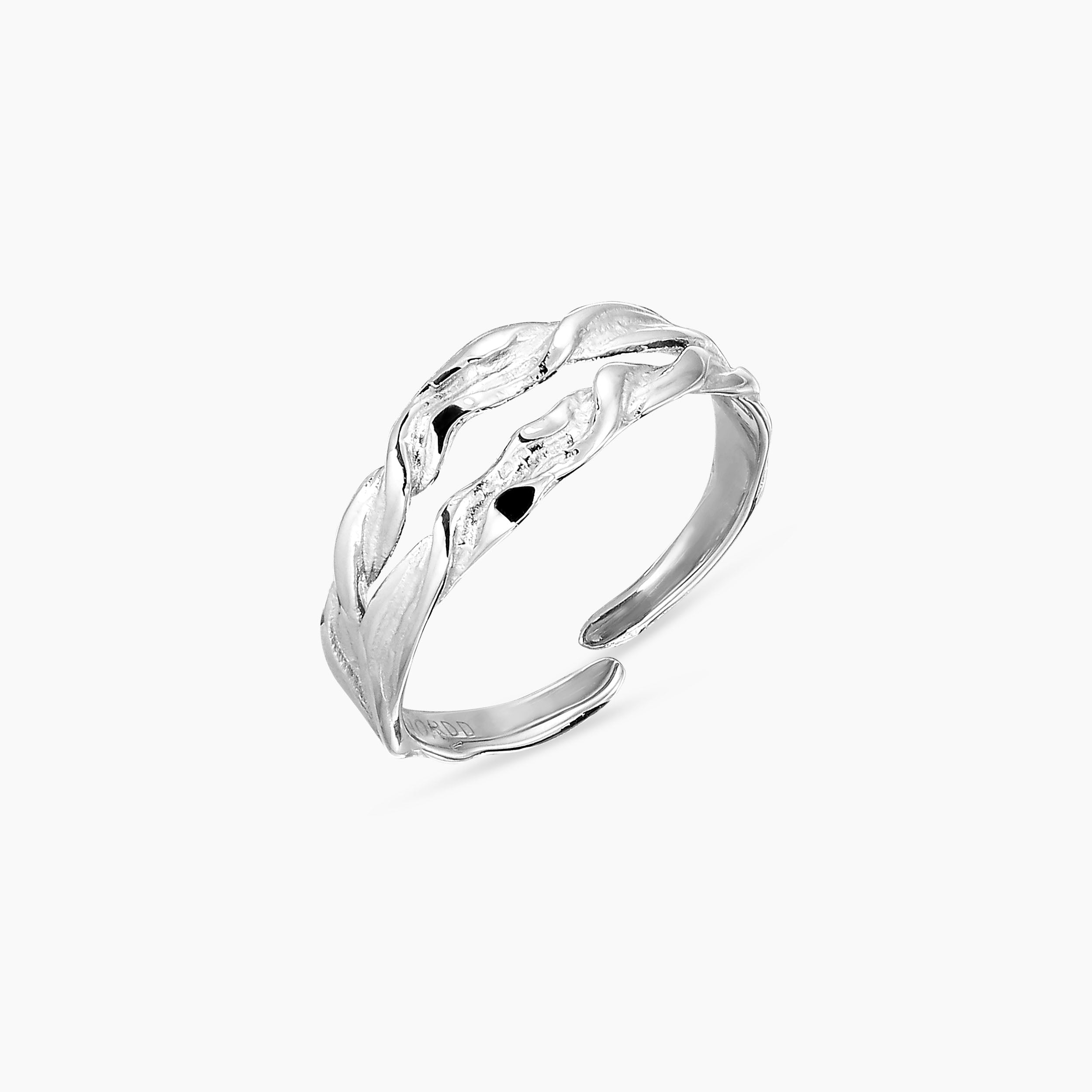 TWIST JUSTERBAR TWIN RING