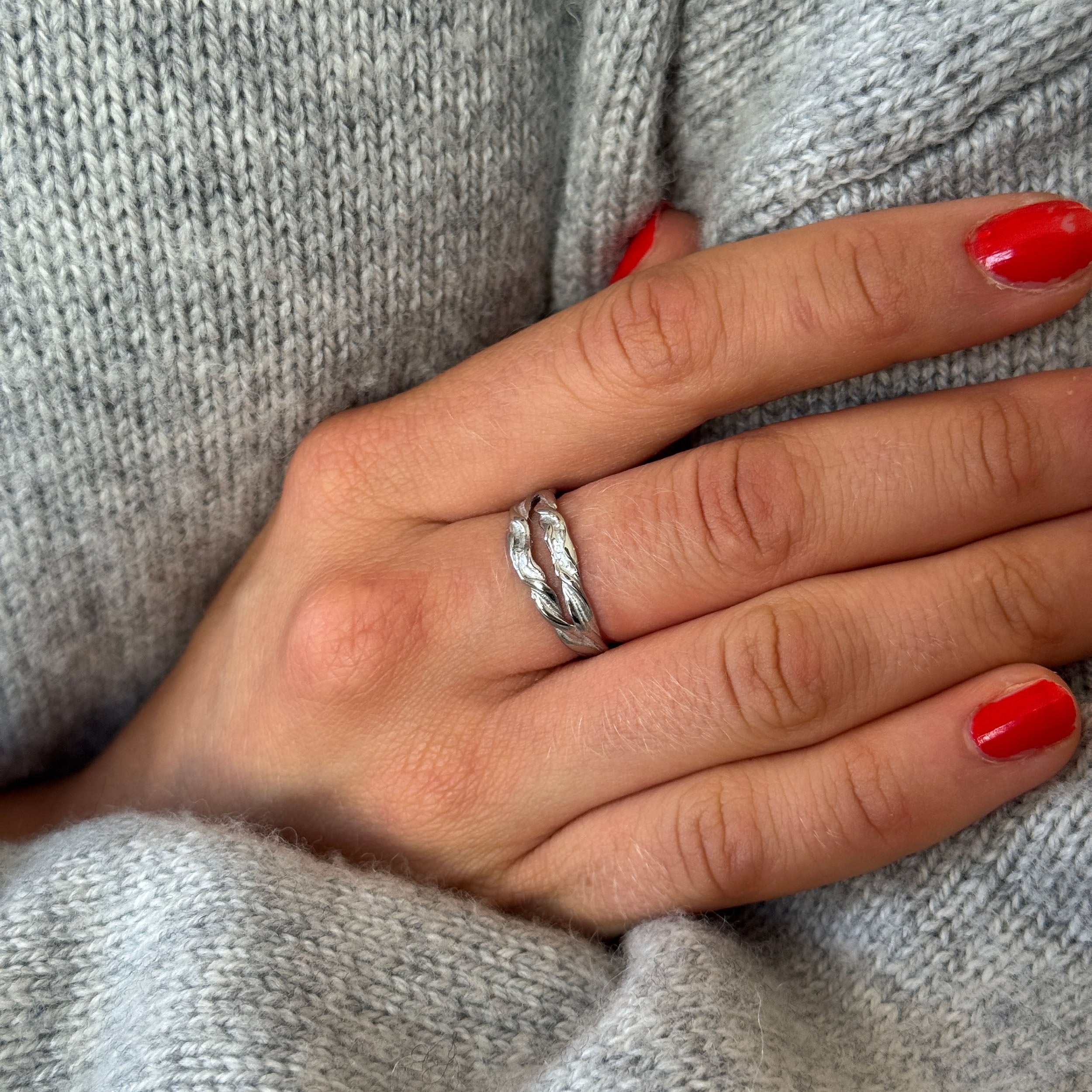 TWIST JUSTERBAR TWIN RING