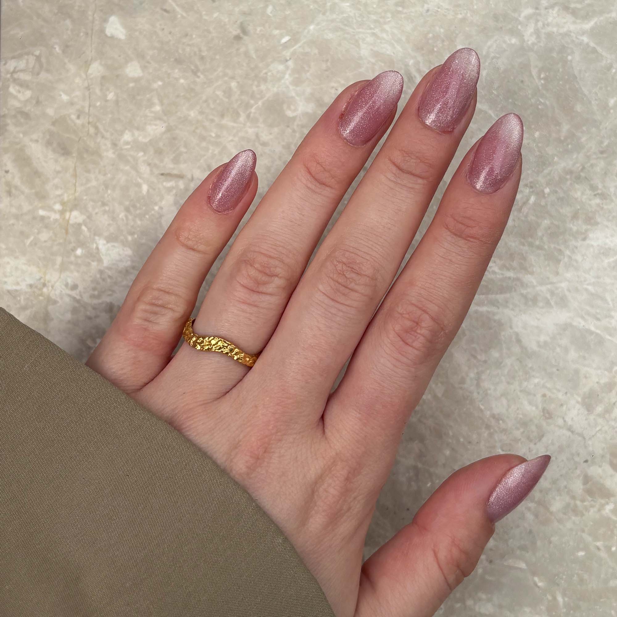 MOON WAVES JUSTERBAR RING