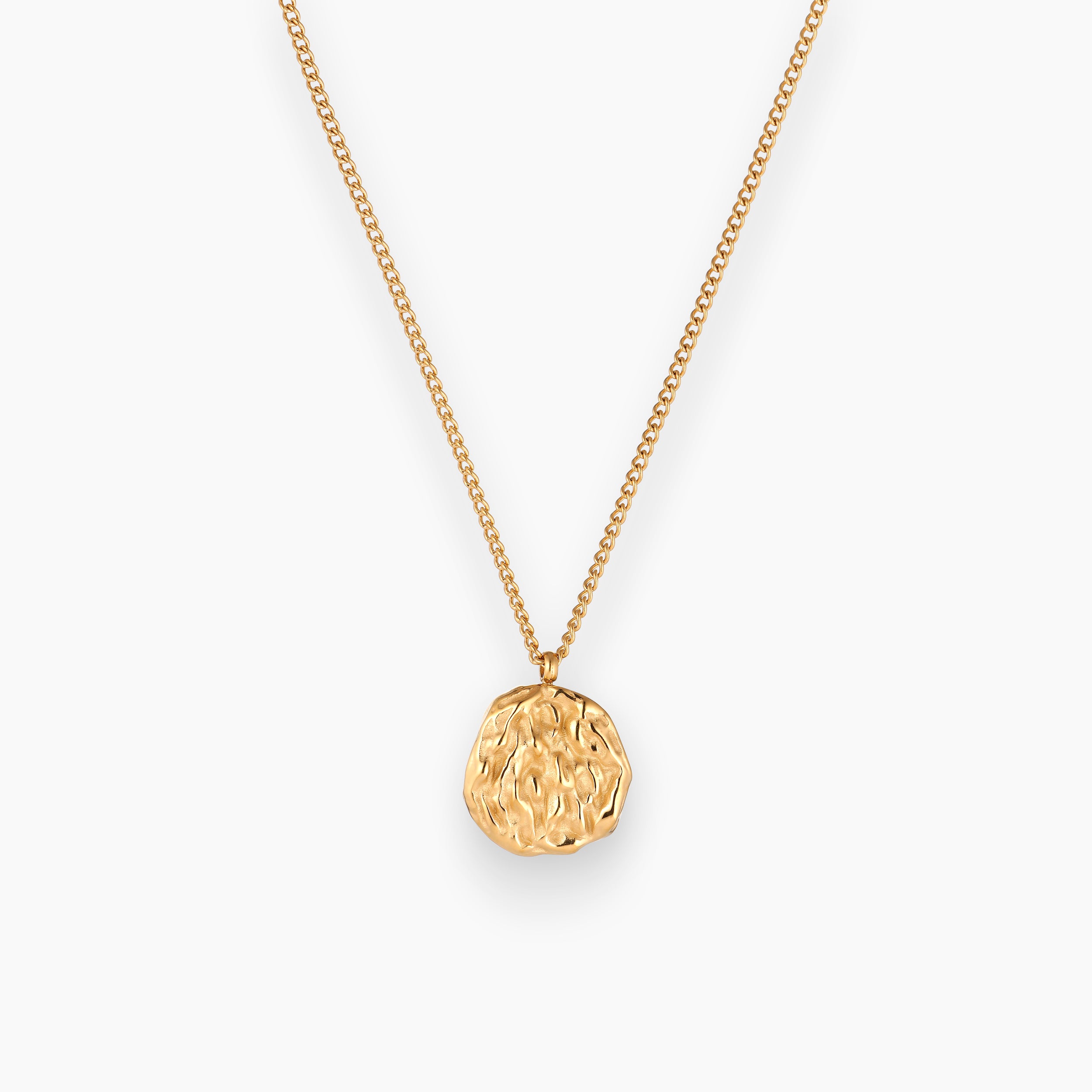 WAVY HALSBAND RUNT GULD