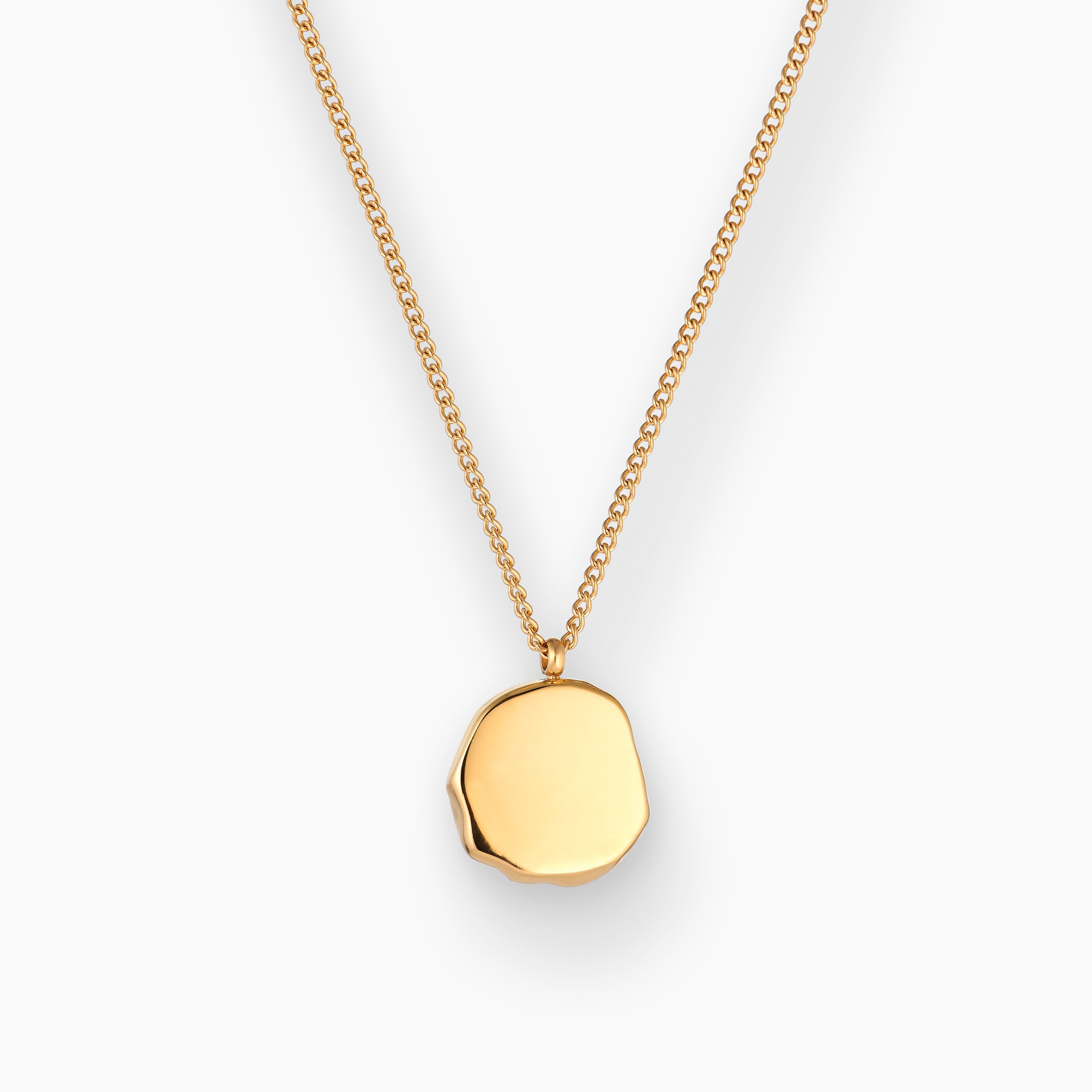 WAVY HALSBAND RUNT GULD