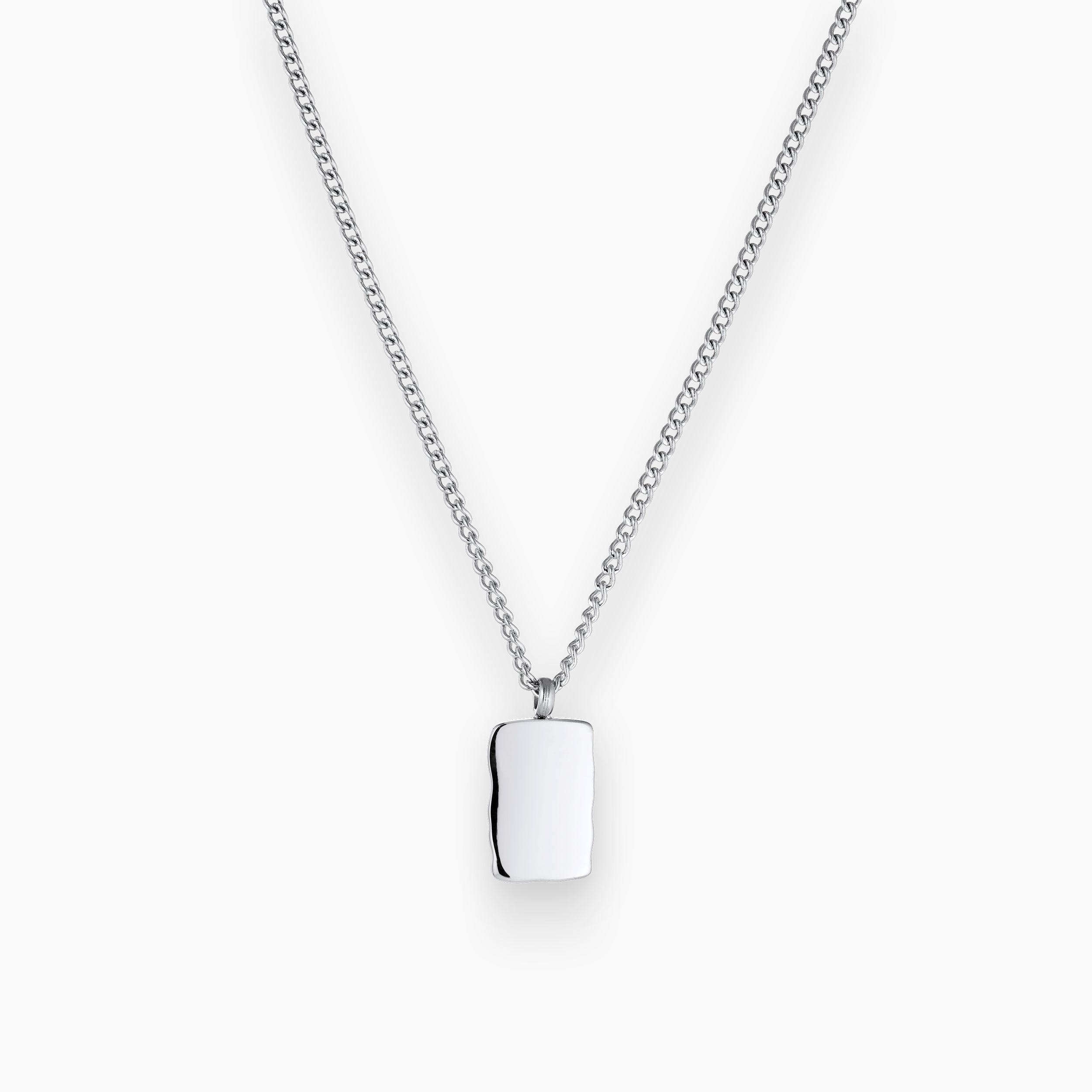 WAVY HALSBAND LITEN SILVER