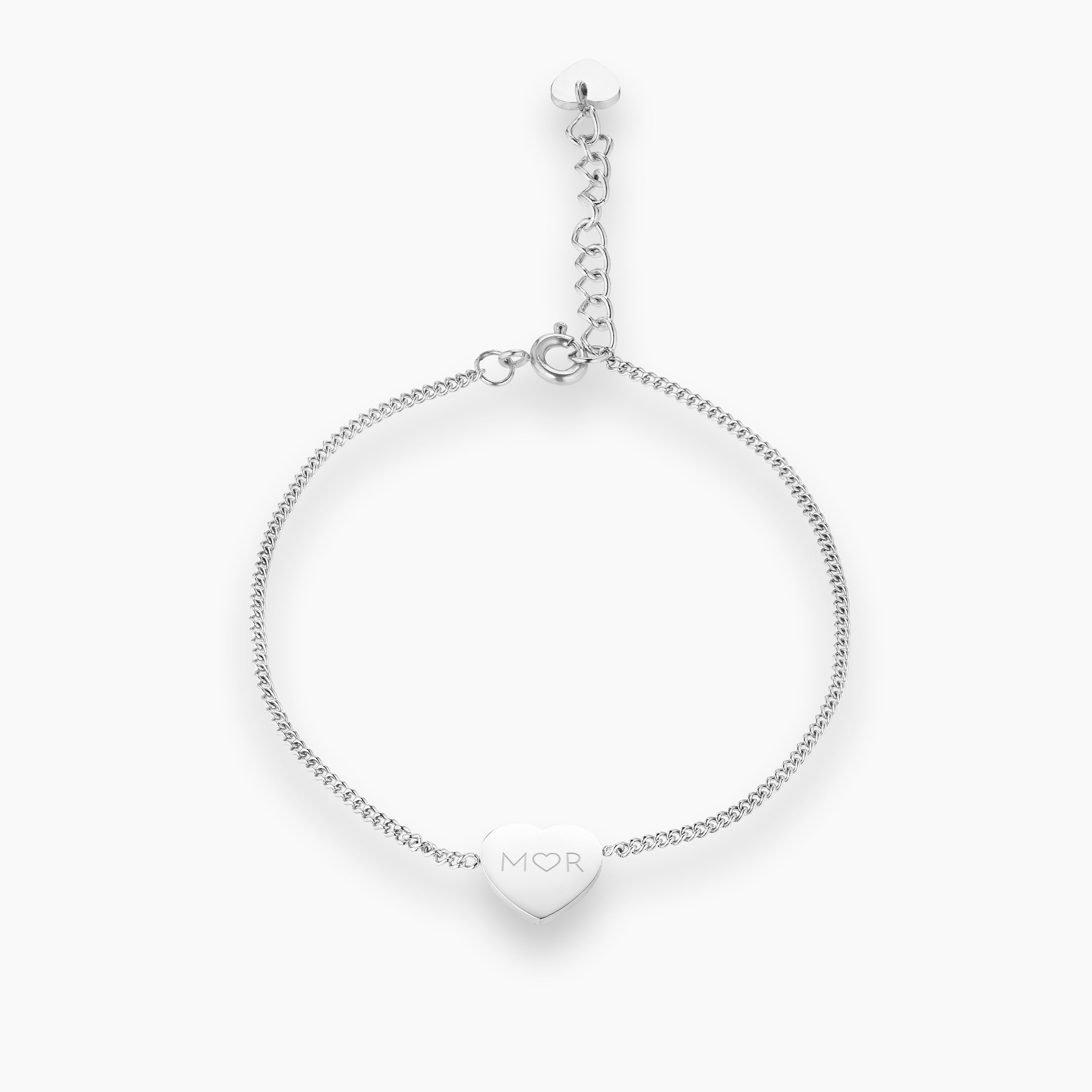 HJÄRTA HAMMERED ARMBAND