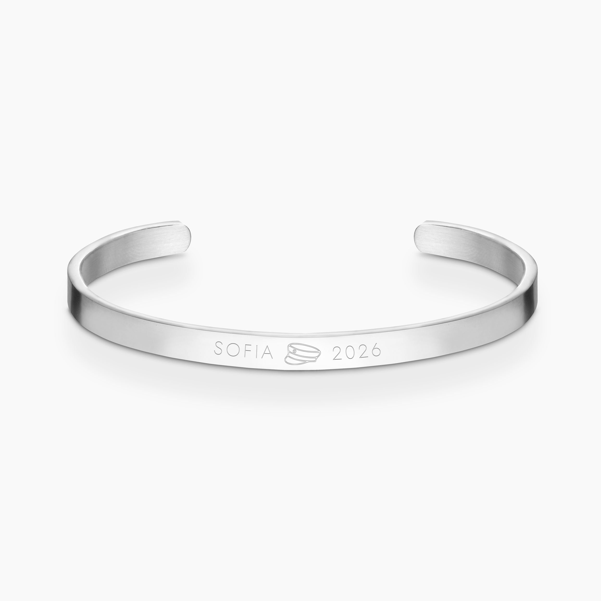 STUDENTMÖSSA ARMBAND SILVER